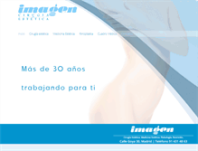 Tablet Screenshot of clinicaimagen.es